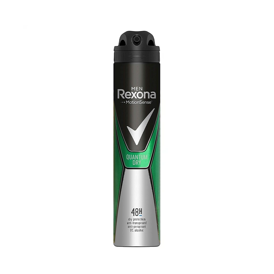 اسپری بدن رکسونا rexona مردانه مدل quantum dry