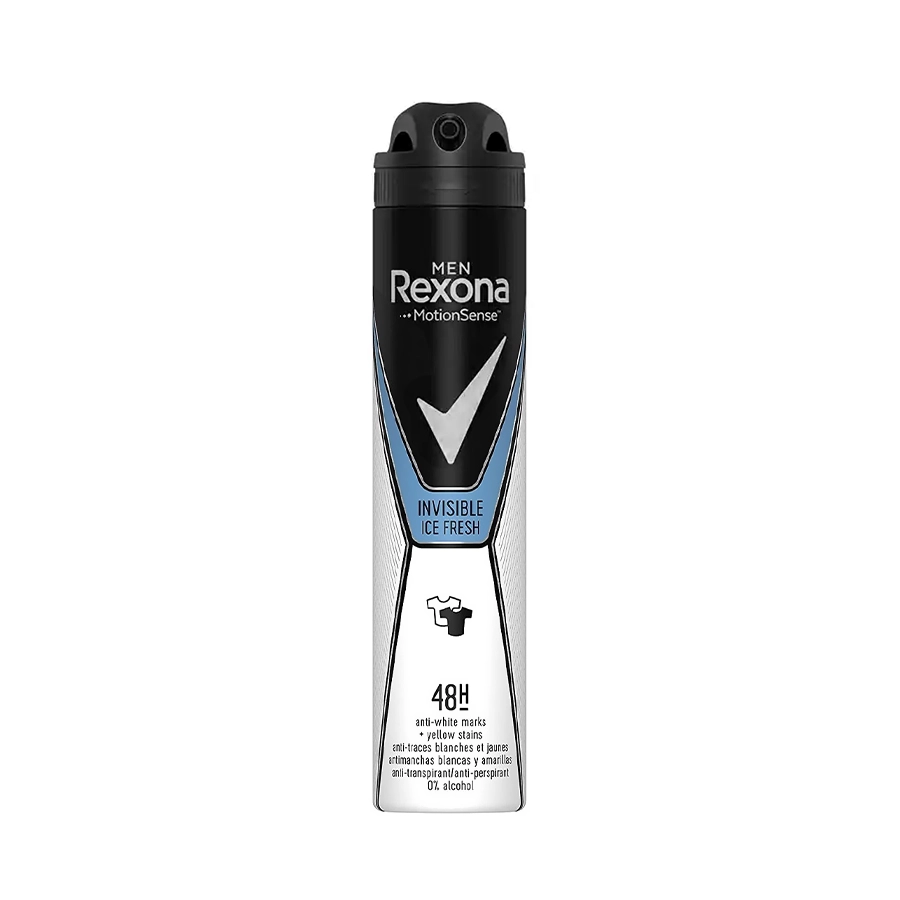 اسپری بدن رکسونا_rexona مردانه مدل invisible ice fresh
