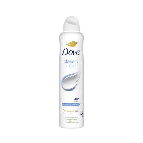 اسپری داو Dove انگلستان 250ml مدل کلاسیک فرش (classic fresh)