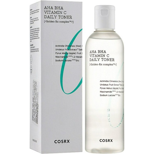 تونر روشن کننده AHA-BHA و ویتامین C کزارکس COSRX Refresh AHA-BHA Vitamin C Daily Toner_اورجینال