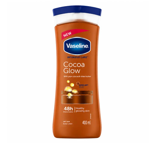 لوسیون بدن وازلین Vaseline Cocoa Glow Body Lotion مدل کاکائو گلو اورجینال